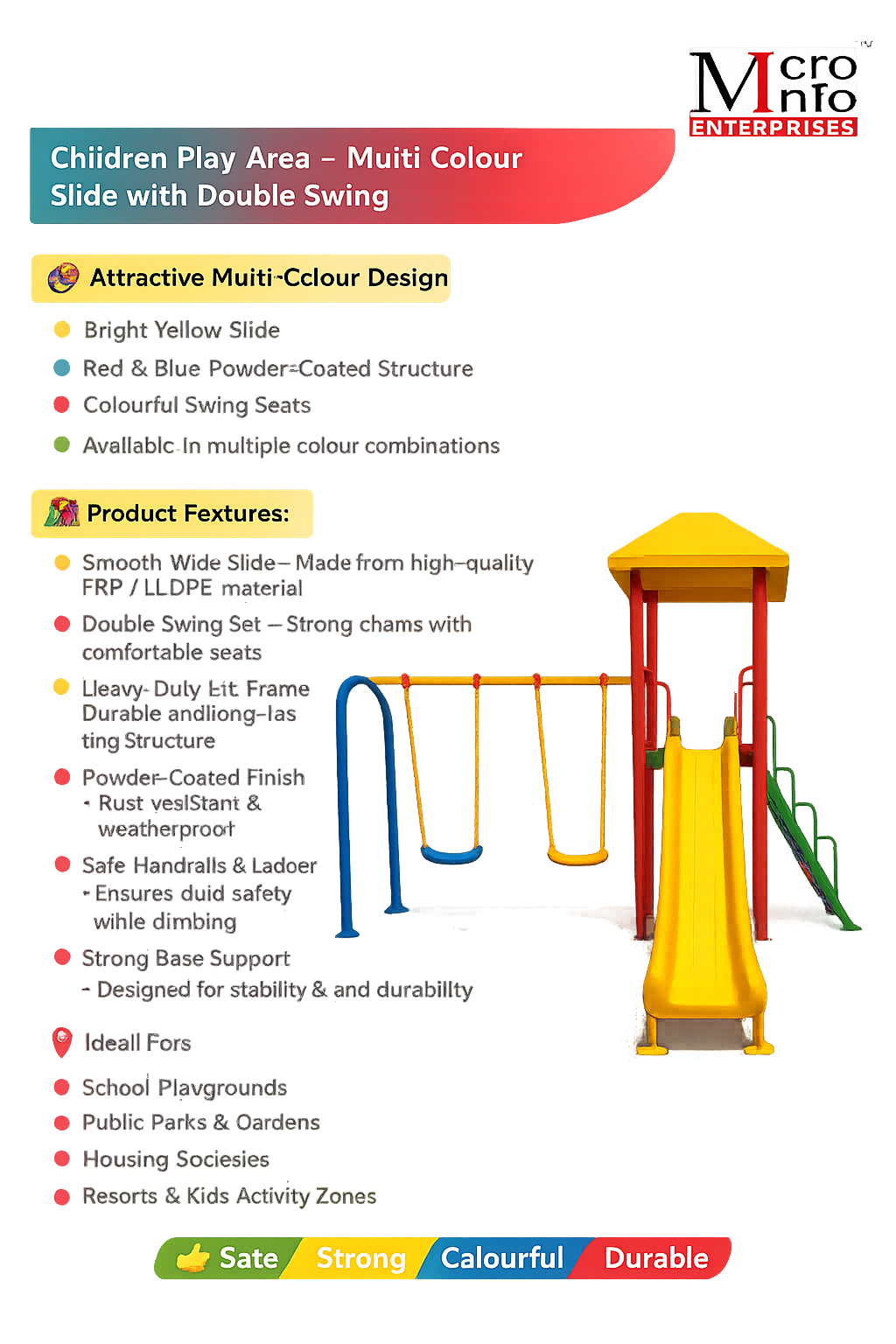 Children Mini Playground Equipment